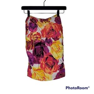 Jantzen Tankini Swim Wear in Multicolor Rose Print  Sz. 16